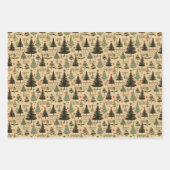  kerstpapier inpakpapier vel (Voorkant 3)