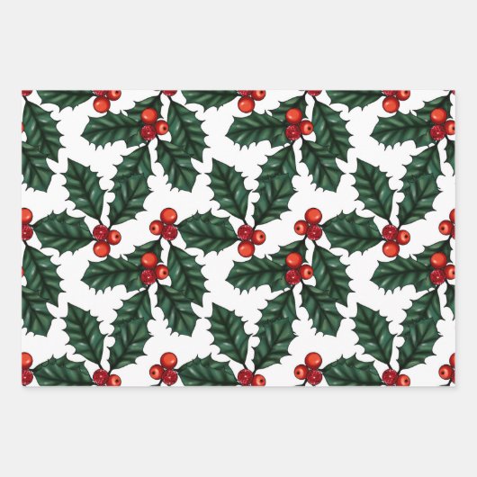 kerstpapier inpakpapier vel (Voorkant)