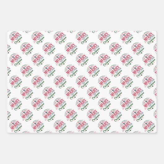 kerstpapier inpakpapier vel (Voorkant 2)