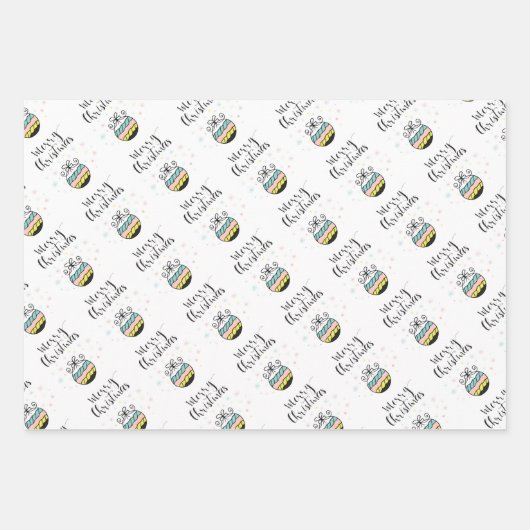 kerstpapier inpakpapier vel (Voorkant 3)