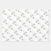 kerstpapier inpakpapier vel (Voorkant 2)