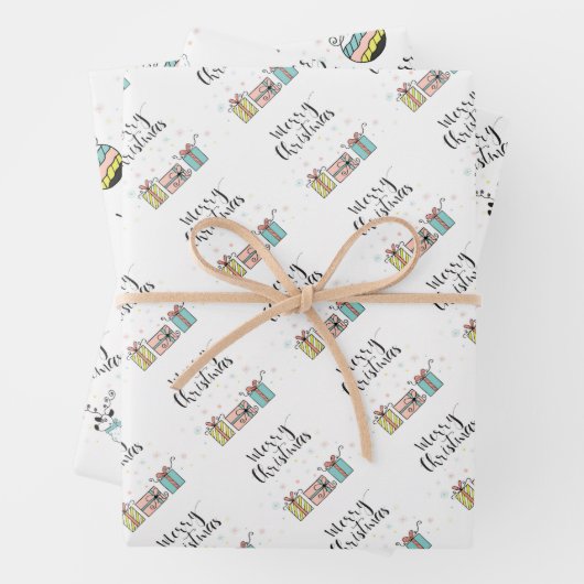 kerstpapier inpakpapier vel (In situ)