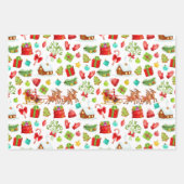 kerstpapier inpakpapier vel (Voorkant)