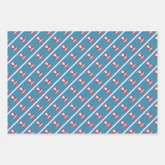 kerstpapier inpakpapier vel (Voorkant)