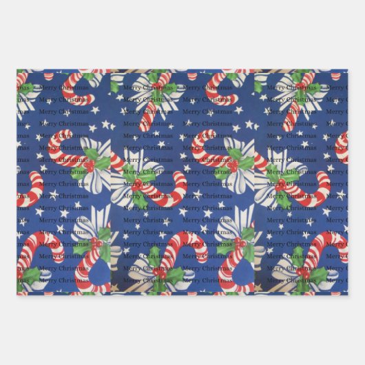 kerstpapier inpakpapier vel (Voorkant 2)