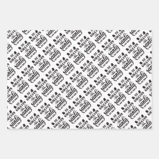 kerstpapier inpakpapier vel (Voorkant 2)