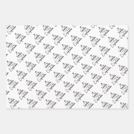 kerstpapier inpakpapier vel (Voorkant)