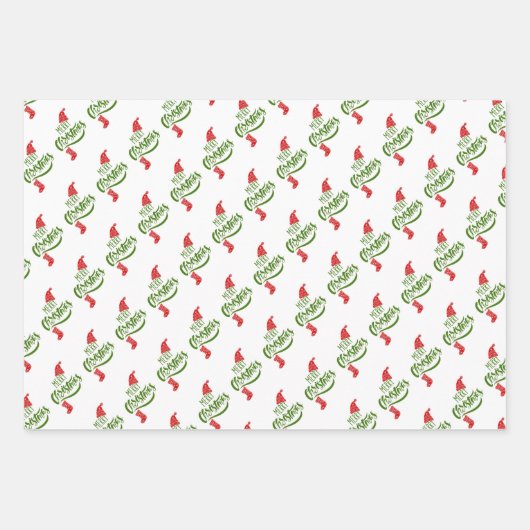 kerstpapier inpakpapier vel (Voorkant 3)