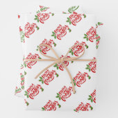 kerstpapier inpakpapier vel (In situ)