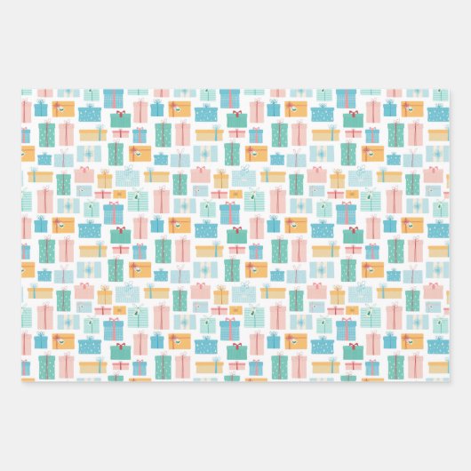 kerstpapier inpakpapier vel (Voorkant 2)