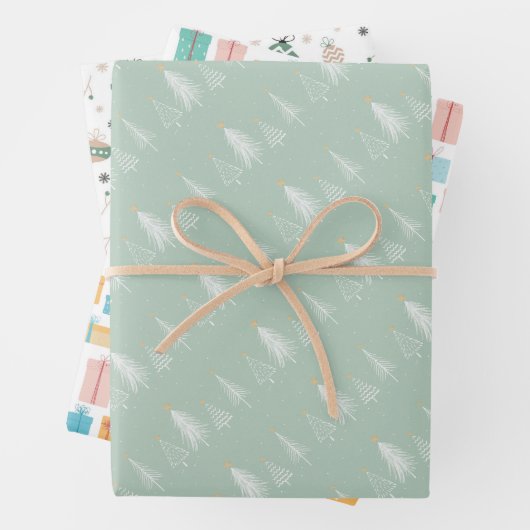 kerstpapier inpakpapier vel (In situ)