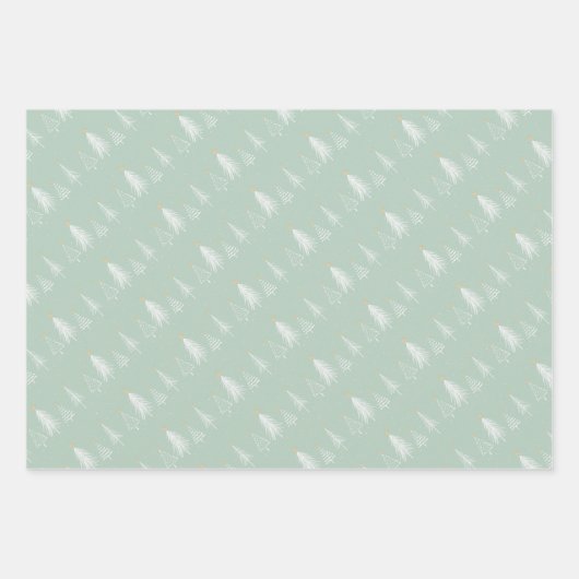 kerstpapier inpakpapier vel (Voorkant)