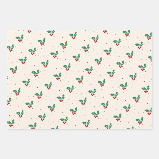 kerstpapier inpakpapier vel (Voorkant 3)