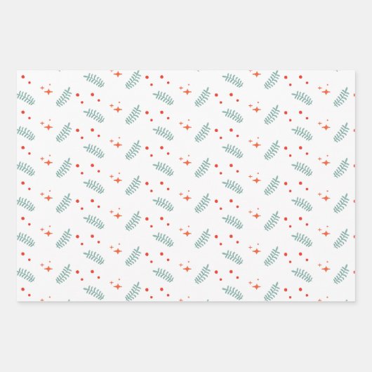 kerstpapier inpakpapier vel (Voorkant 3)