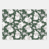 kerstpapier inpakpapier vel (Voorkant)