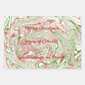 kerstpapier inpakpapier vel (Voorkant 3)
