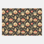  kerstpapier inpakpapier vel (Voorkant 3)