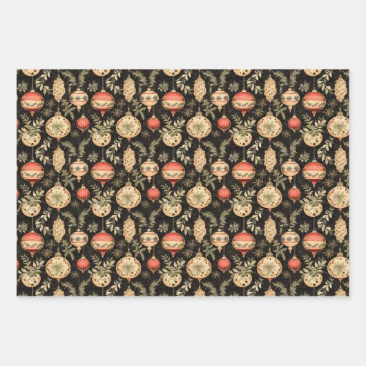  kerstpapier inpakpapier vel (Voorkant)