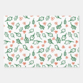 kerstpapier inpakpapier vel (Voorkant 3)