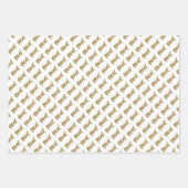 kerstpapier inpakpapier vel (Voorkant 3)