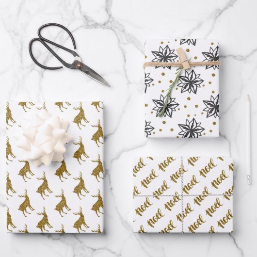 kerstpapier inpakpapier vel (Voorkant)