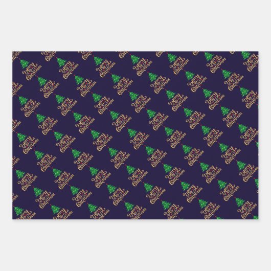 kerstpapier inpakpapier vel (Voorkant 2)