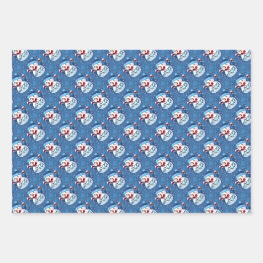 kerstpapier inpakpapier vel (Voorkant)