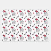 kerstpapier inpakpapier vel (Voorkant 2)