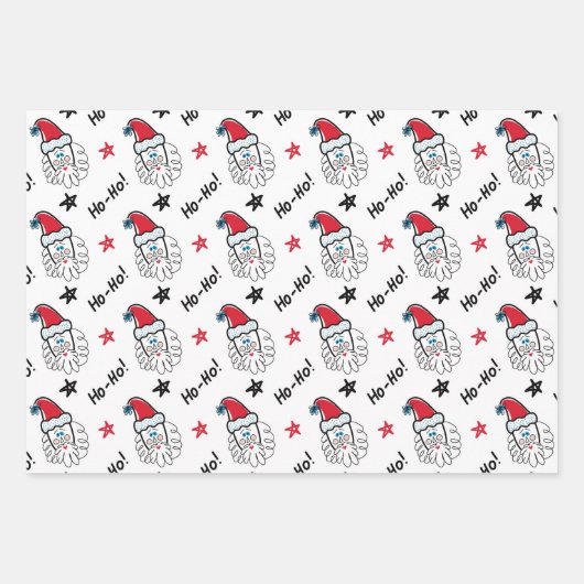 kerstpapier inpakpapier vel (Voorkant 2)