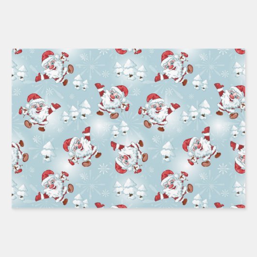 kerstpapier inpakpapier vel (Voorkant)