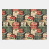  kerstpapier inpakpapier vel (Voorkant 3)