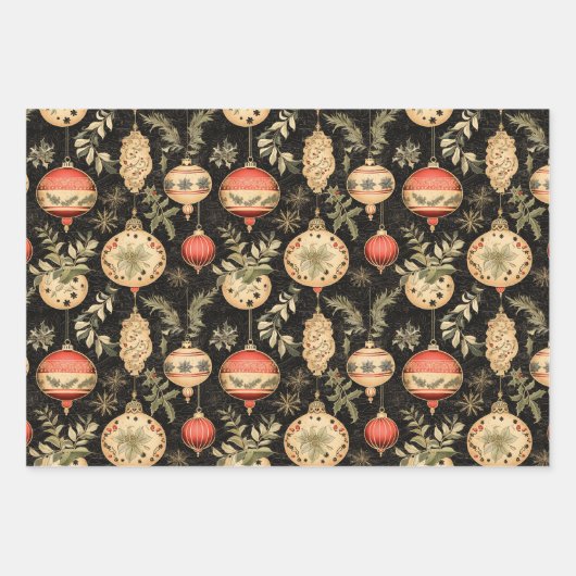 kerstpapier inpakpapier vel (Voorkant)