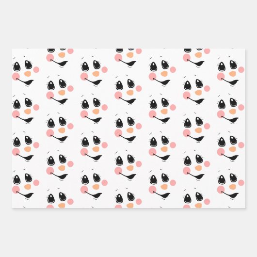 kerstpapier inpakpapier vel (Voorkant 3)