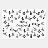 kerstpapier inpakpapier vel (Voorkant 2)