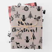 kerstpapier inpakpapier vel (In situ)