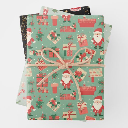 kerstpapier inpakpapier vel (In situ)