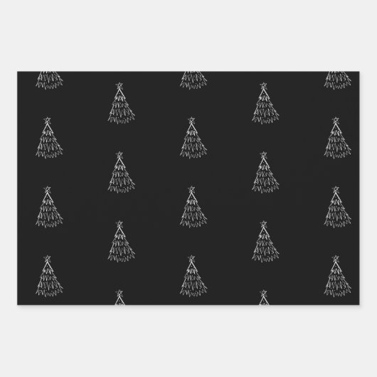 kerstpapier inpakpapier vel (Voorkant 3)