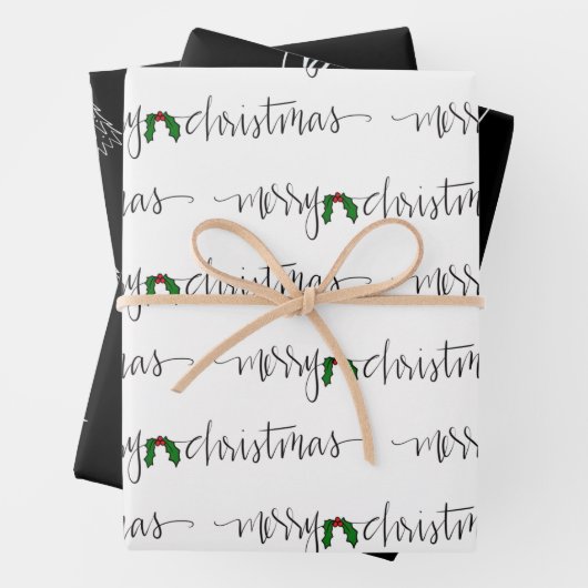 kerstpapier inpakpapier vel (In situ)