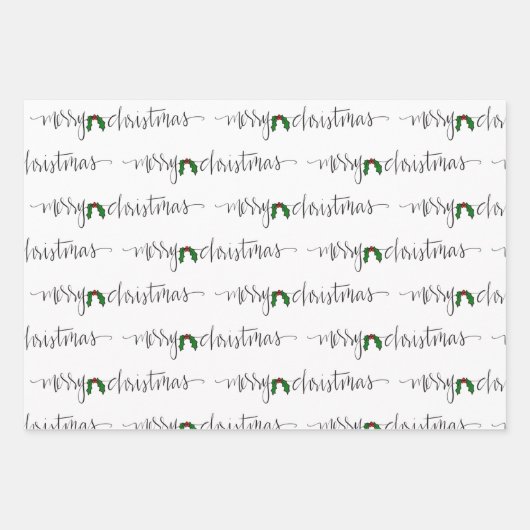 kerstpapier inpakpapier vel (Voorkant)