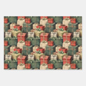  kerstpapier inpakpapier vel (Voorkant 2)