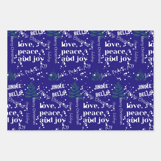 kerstpapier inpakpapier vel (Voorkant 2)