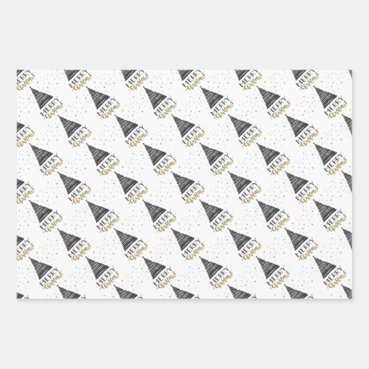 kerstpapier inpakpapier vel (Voorkant 3)