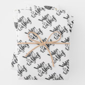 kerstpapier inpakpapier vel (In situ)