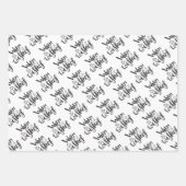 kerstpapier inpakpapier vel (Voorkant)