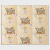 kerstpapier Jesus Angel Cadeaupapier (Vlak)