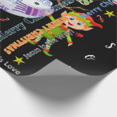 kerstpapier Jezus kerstman 2020 Cadeaupapier (Hoek)