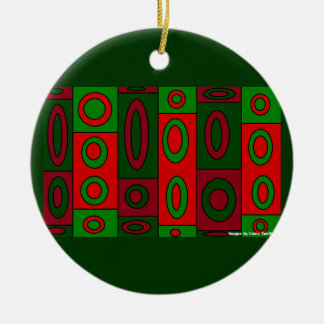 kerstpapier keramisch ornament