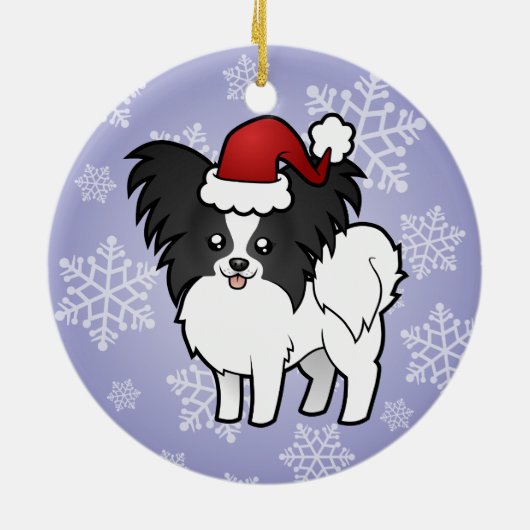 kerstpapier keramisch ornament (Achterkant)