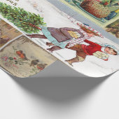 kerstpapier, kerstcadeautje,  cadeaupapier (Hoek)