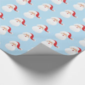 kerstpapier — Kerstman Cadeaupapier (Hoek)